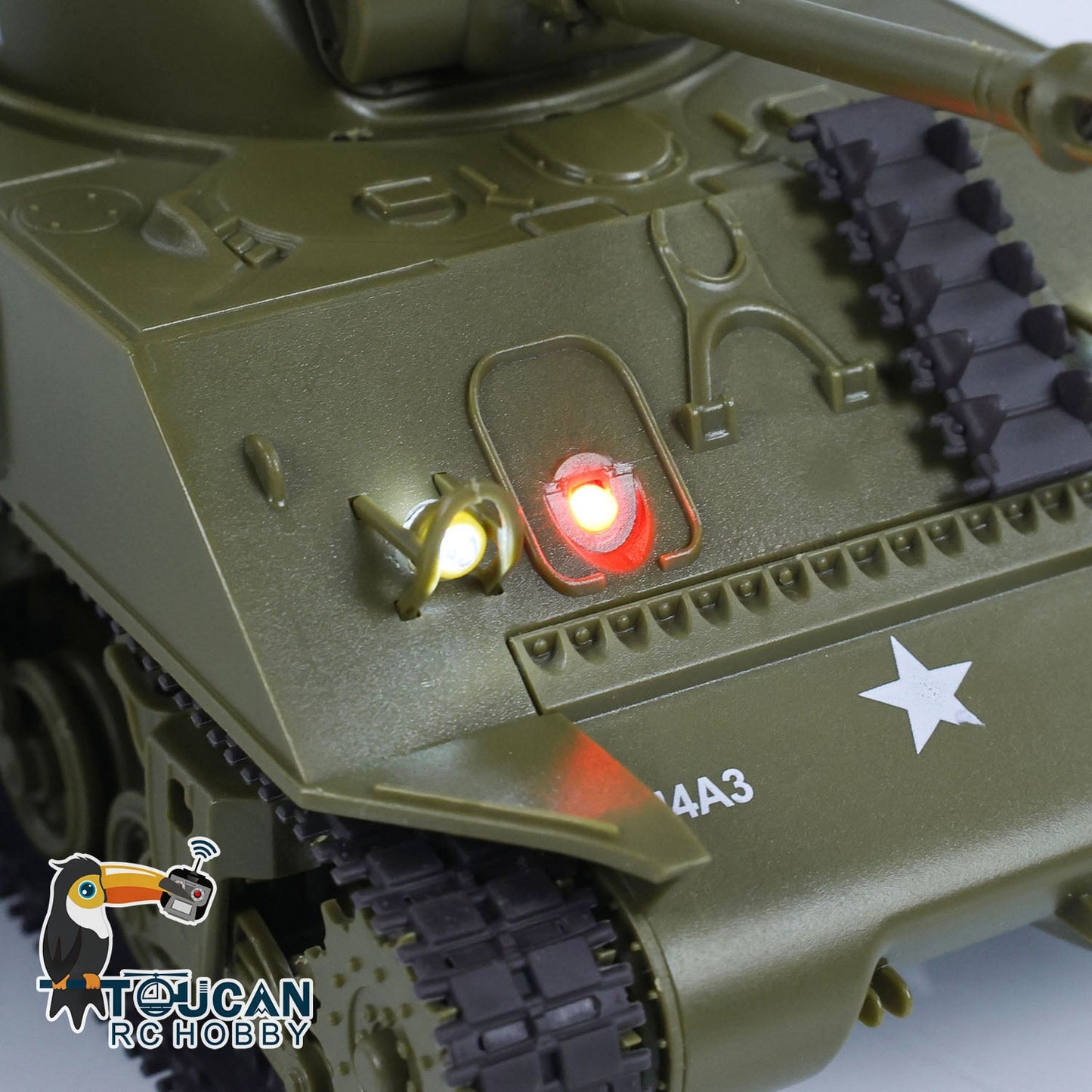 Henglong 1/30 Plastic USA M26 Pershing 3838 M4A3 Sherman 3898 RTR RC Tank With Infrared Combat System Battle Military Vehicle Model
