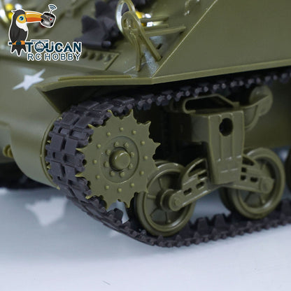 Henglong 1/30 Plastic USA M26 Pershing 3838 M4A3 Sherman 3898 RTR RC Tank With Infrared Combat System Battle Military Vehicle Model