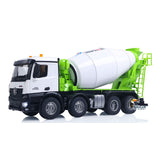 Metal 1/14 RC Mixer Truck RTR 2.4GHz Radio 12CH Light Sound Effects Remote Control Agitating Lorry Finished Model Toys Battery