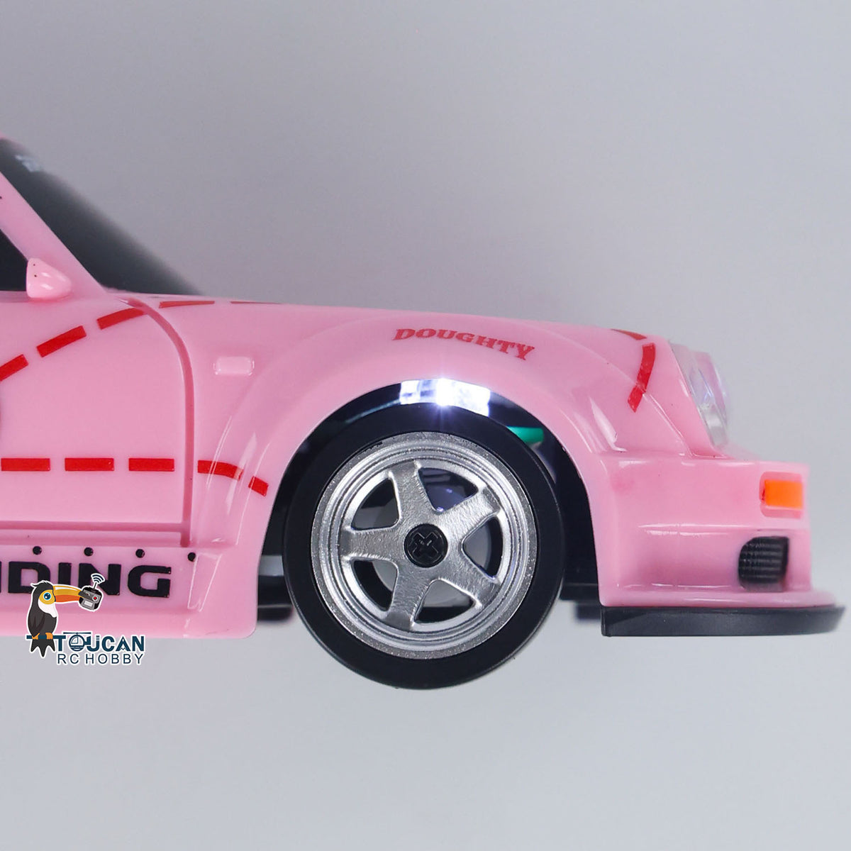 1/43 2,4G Funksteuerung Drift Auto Rennfahrzeuge High Speed 15KM/H 4WD Mini Auto Modell Batterie Lichter RTR Kinder Spielzeug Geschenk 