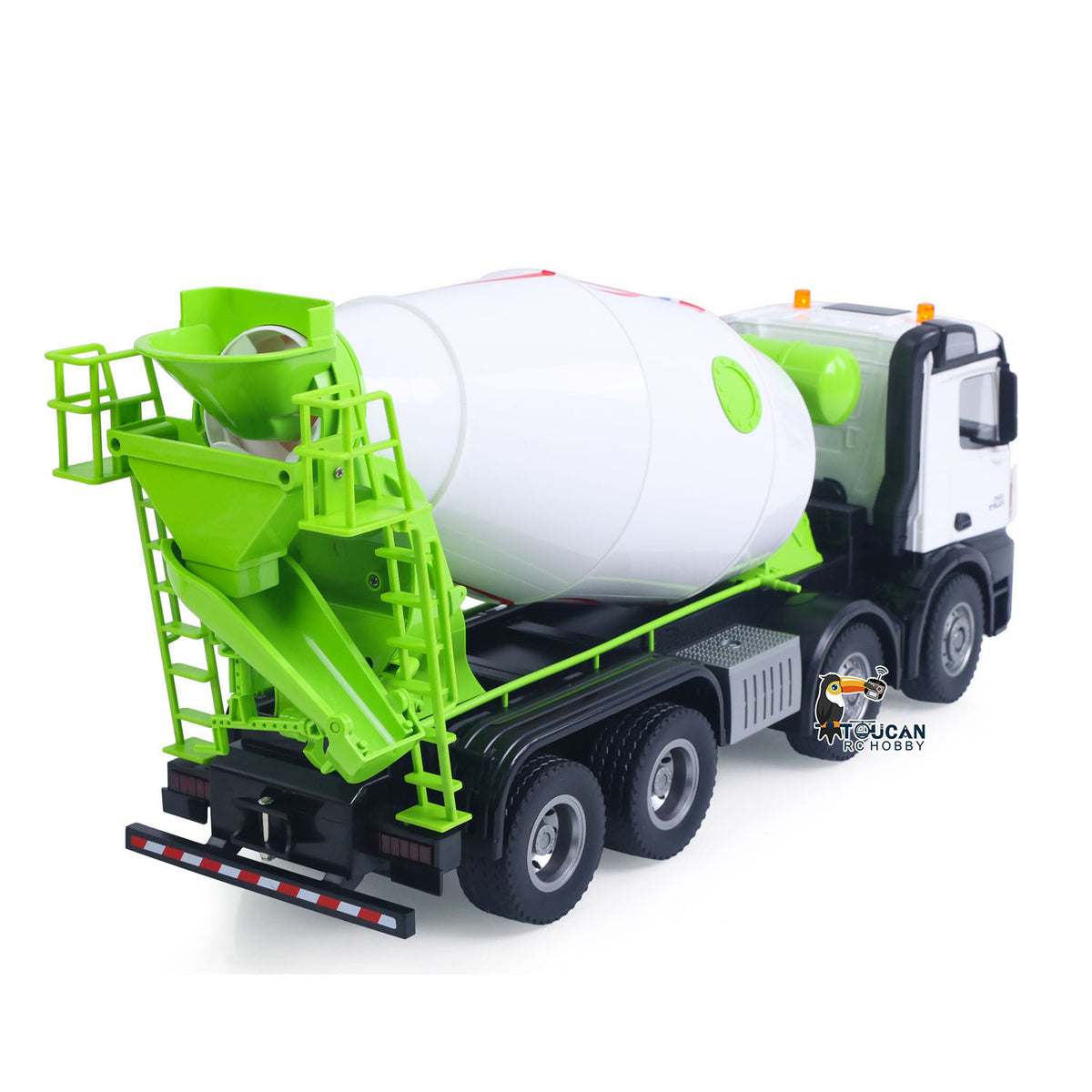 TOUCAN RC HOBBY Fast Free Shipping Metal 1/14 RC Mixer Truck RTR 2.4GHz Radio 12CH Light Sound Effects Remote Control Agitating Lorry Finished Model Toys Battery