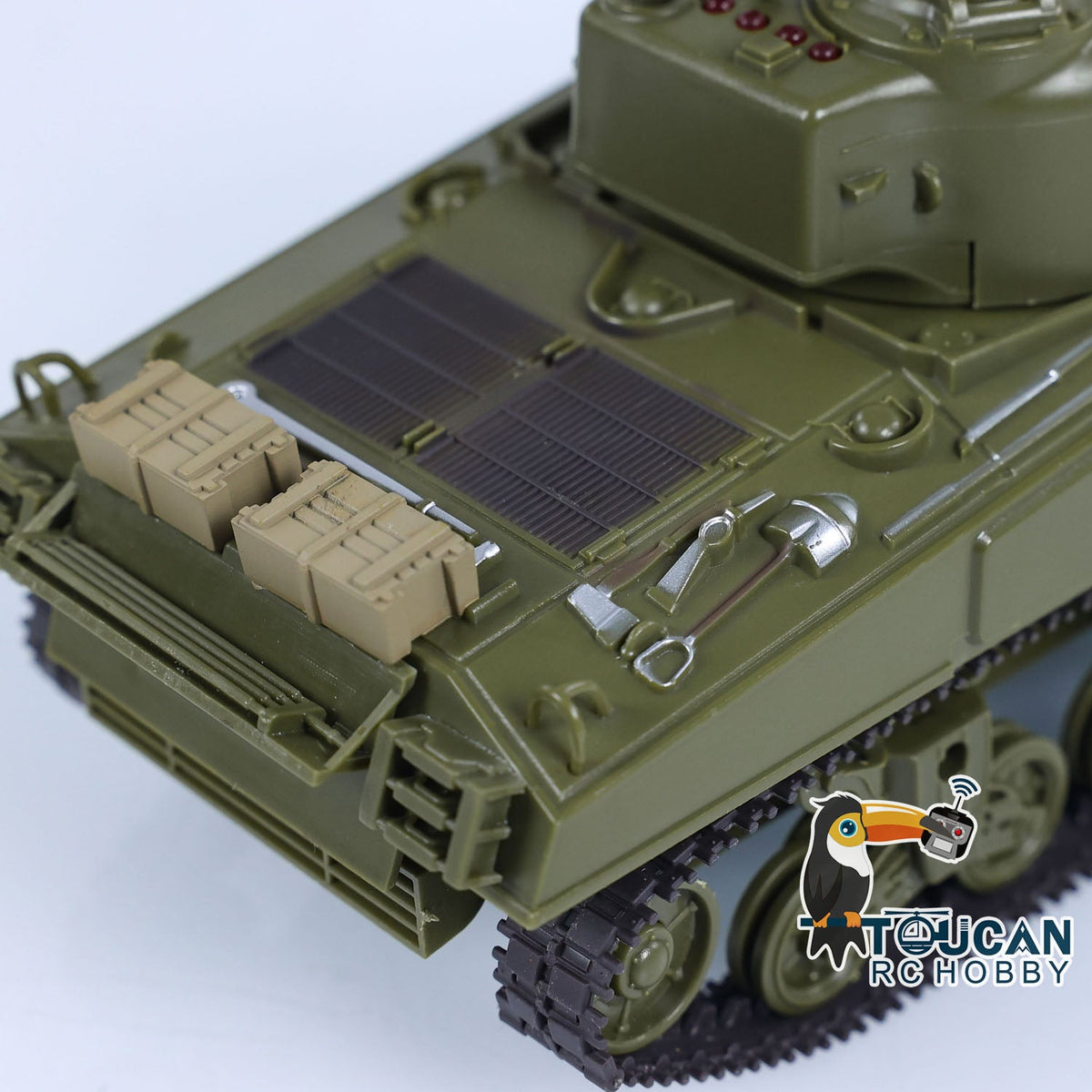Henglong 1/30 Plastic USA M26 Pershing 3838 M4A3 Sherman 3898 RTR RC Tank With Infrared Combat System Battle Military Vehicle Model