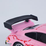 JIABAILE 993 2.4G Mini RC Drift Car 1/43 Racing Vehicle 4WD Ready to Go Toy Model Gyroscope Radio Battery Lights 4305A