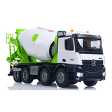 Fast Free Shipping Metal 1/14 RC Mixer Truck RTR 2.4GHz Radio 12CH Light Sound Effects Remote Control Agitating Lorry Finished Model Toys Battery