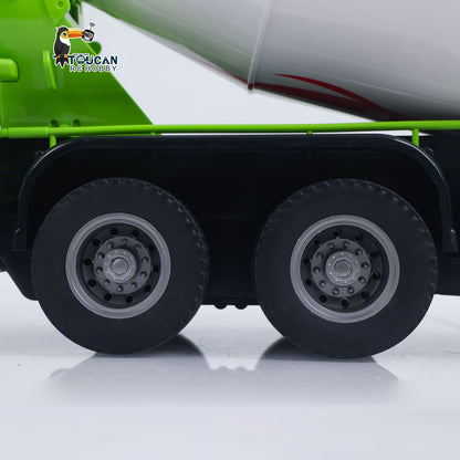 TOUCAN RC HOBBY Fast Free Shipping Metal 1/14 RC Mixer Truck RTR 2.4GHz Radio 12CH Light Sound Effects Remote Control Agitating Lorry Finished Model Toys Battery