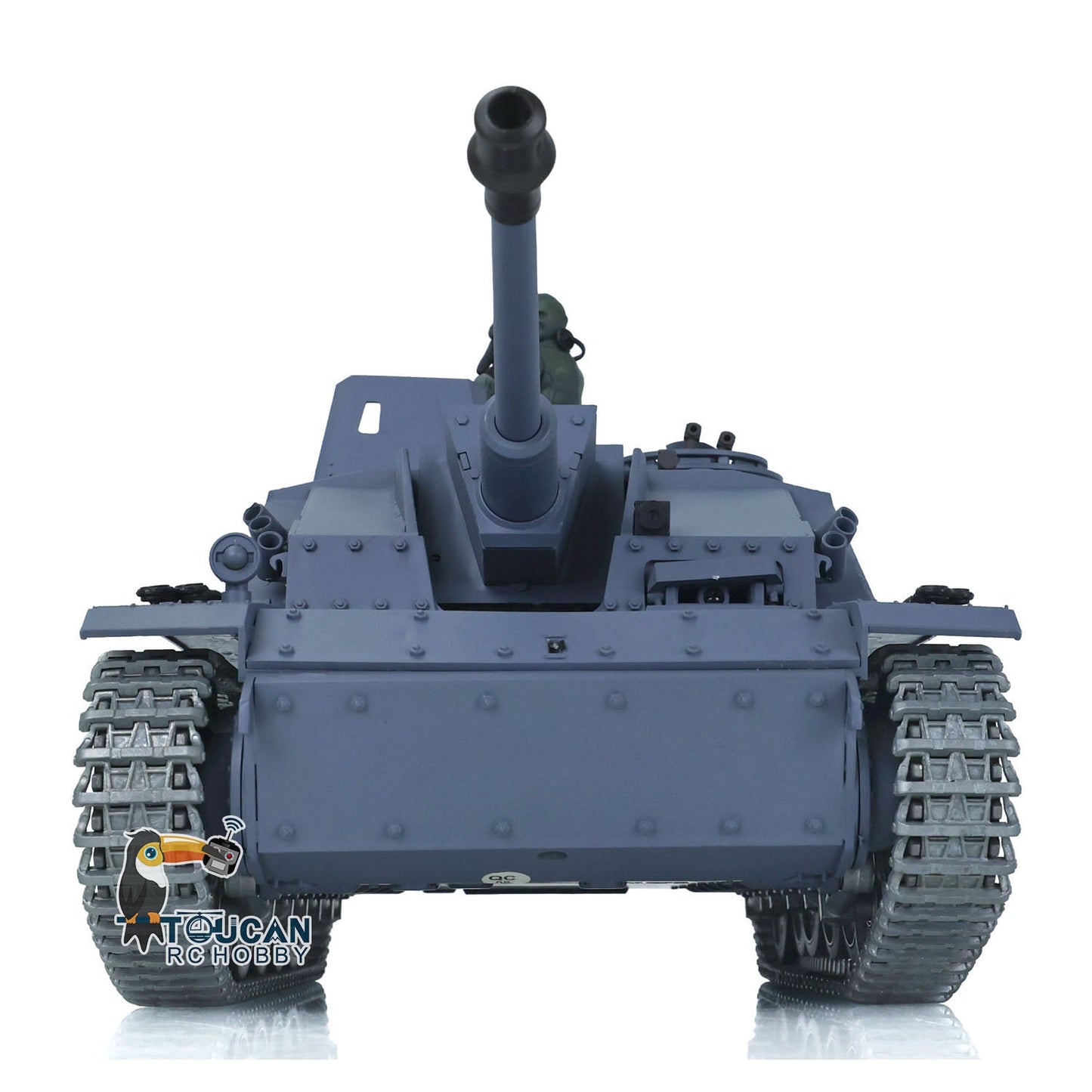 Henglong 1/16 TK7.0 Profession German Stug III 3868 RTR RC Tank IR BB Smoke Unit Metal Tracks Sprockets Idlers Road Wheels Barrel Gearbox