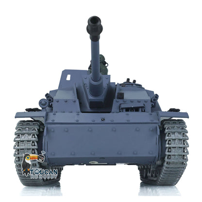 Henglong 1/16 TK7.0 Profession German Stug III 3868 RTR RC Tank IR BB Smoke Unit Metal Tracks Sprockets Idlers Road Wheels Barrel Gearbox