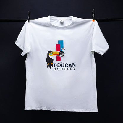 Toucan RC Hobby T-Shirt, hochwertig, 100 % reine Baumwolle, weich bedruckt, kurzärmelig, individuelle Produkte, optionale Größen, Original-Merch, DIY