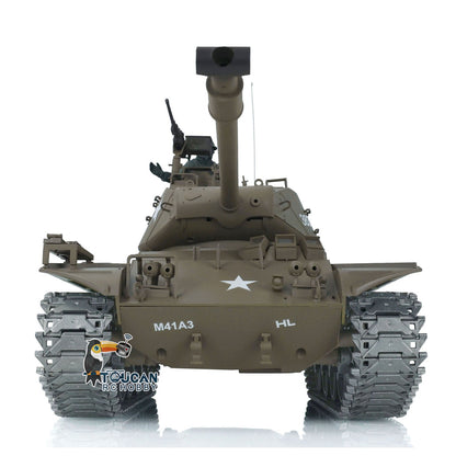 Henglong 1/16 TK7.0 3839 USA Walker Bulldog RTR RC Tank FPV 360 Degrees Turret IR BB Smoke Metal Sprockets Idlers Road Wheels Gearbox Tracks