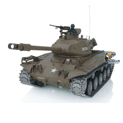 Henglong 1/16 TK7.0 3839 USA Walker Bulldog RTR RC Tank FPV 360 Degrees Turret IR BB Smoke Metal Sprockets Idlers Road Wheels Gearbox Tracks