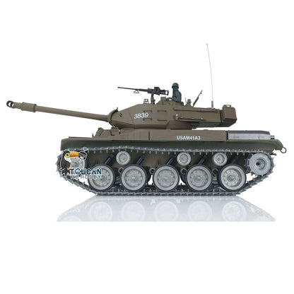 Henglong 1/16 TK7.0 USA Walker Bulldog 3839 RTR RC Tank 360 Degrees Turret Infrared System BB Smoke Metal Sprockets Wheels Gearbox Tracks