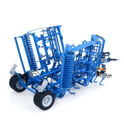 TOUCAN RC HOBBY LESU AOUE 1050 Metal 4x4 1/14 RC Tractor Truck Hydraulic Agricultural Vehicles K500 Seedbed Pre-sowing Soil Preparation Machine Frsky XE Lite