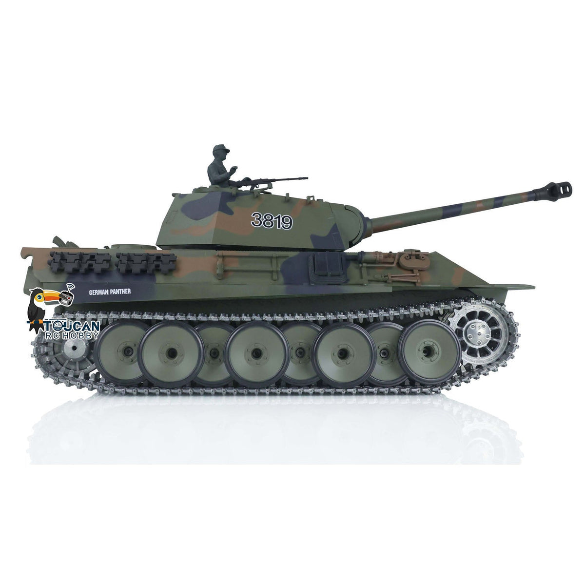 Henglong 1/16 TK7.0 Promotion German Panther V RTR RC Tank 3819 Infrared Combat BB Smoke Metal Sprockets Idlers Wheels Tracks Gearbox