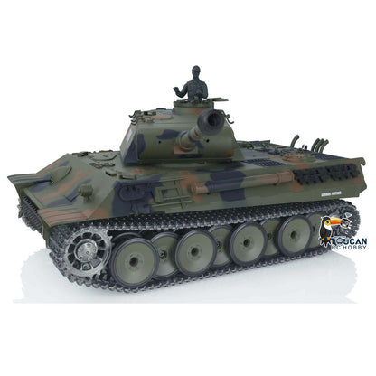 2,4 GHz Henglong 1/16 Maßstab TK7.0 FPV Verbesserte Metallversion Deutscher Panther V Ferngesteuerter Panzer Modell 3819 360 Turmsound