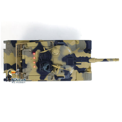 Henglong 1/24 Plastic 3816 AbramsM1A2 RC Tank Model with Infrared Combat Turret Elevation and Depression Sound Light