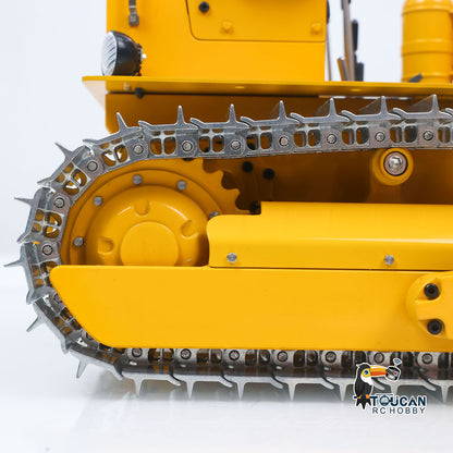 In Stock TOUCAN RC HOBBY MD D7 1/14 Metal RC Hydraulic Bulldozer Construction Vehicle Brushless ESC Flysky Remote Controller RTR Model for Adults