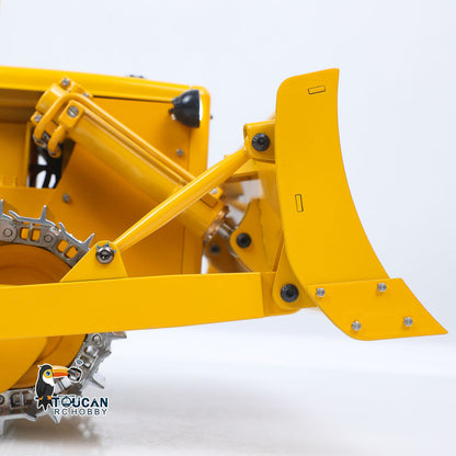 In Stock TOUCAN RC HOBBY MD D7 1/14 Metal RC Hydraulic Bulldozer Construction Vehicle Brushless ESC Flysky Remote Controller RTR Model for Adults