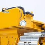 Fast Free Shipping for EU Metal 1/14 RC Hydraulic Bulldozer D7 Remote Control Dozer Model Engineering Vehicle Flysky Radio Light Sound System Battery