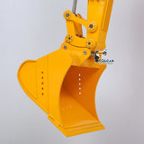 Metal Grading Bucket for 1/12 Hydraulic Remote Control Tracked Excavator C395 LR976 E650 RC Digger Model Construction Vehicle