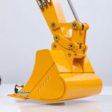 Metal Grading Bucket for 1/12 Hydraulic Remote Control Tracked Excavator C395 LR976 E650 RC Digger Model Construction Vehicle
