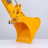 TOUCAN RC HOBBY Metal Ripper/Trapezoidal/Narrow Toothless/Toothed/Rake/Grille/Bucket for 1/12 Remote Control Hydraulic Excavator C395 LR976 EC650 Dual Pump RC Digger DIY Construction Model