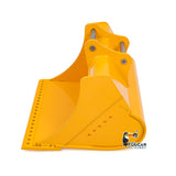 Metal Grading Bucket for 1/12 Hydraulic Remote Control Tracked Excavator C395 LR976 E650 RC Digger Model Construction Vehicle