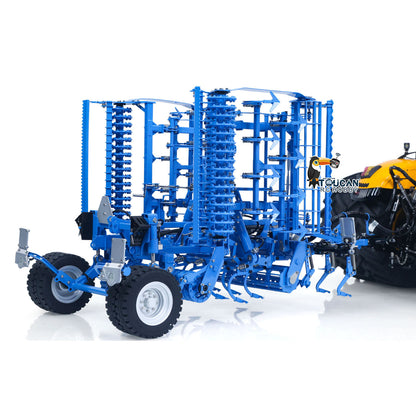 In Stock TOUCAN RC HOBBY LESU Metal 1/14 RC Tractor Truck AOUE 1050 4x4 Hydraulic Farm vehicle K500 Seedbed Pre-sowing Soil Preparation Planter Plough Light Sound