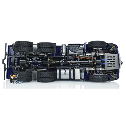 TOUCAN RC HOBBY LESU 1/14 3Axles RC Hydraulic Dumper Truck 3348 6X6 Remote Control Car Painted Assembled Upgrade Hobby Model