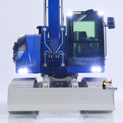 1/14 JDM-208U Ready to Run Metal Hydraulic Excavator 7CH w/PL18EV Radio Sound Light Battery