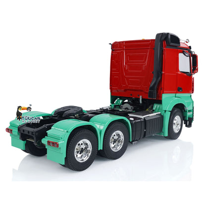 1/14 6x4 RC Sattelzugmaschine, lackiert, zusammengebaut, ferngesteuertes Automodell, Licht- und Soundsystem, zusammengebaut und lackiert