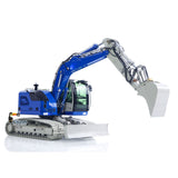 JDM-208 1/14 7CH Remote Control Hydraulic Excavator R920 2Arms Metal RC Digger Flysky PL18 EV Lite Sound System Quick Coupler