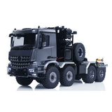 1/14 Metal 8x8 Remote Control Tractor Truck Differential Lock 3Speed Transmission Hobbywing 1060 Brushed Motor Metal Winch