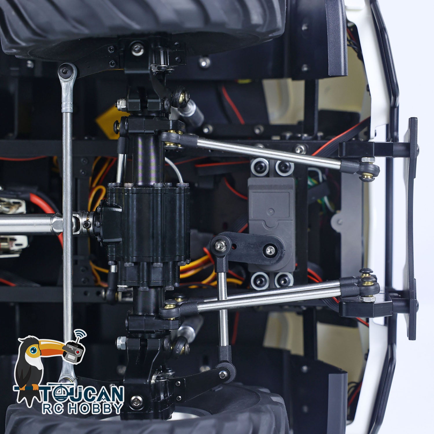 Voiture Tout-terrain RC 4x4 échelle 1:10 - Modèle Crawler Rock Crawler, Presque Prêt à Rouler (ARF)