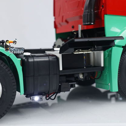 1/14 6x4 RC Sattelzugmaschine, lackiert, zusammengebaut, ferngesteuertes Automodell, Licht- und Soundsystem, zusammengebaut und lackiert