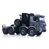 1/14 Metal 8x8 Remote Control Tractor Truck Differential Lock 3Speed Transmission Hobbywing 1060 Brushed Motor Metal Winch