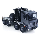 1/14 Metal 8x8 Remote Control Tractor Truck Differential Lock 3Speed Transmission Hobbywing 1060 Brushed Motor Metal Winch