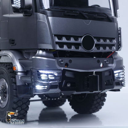 TOUCAN RC HOBBY  BN4663 Metal RC Tractor Truck Differential Lock Axle 3Speed Transmission Model for Engineering Vehicle Enthusiasts