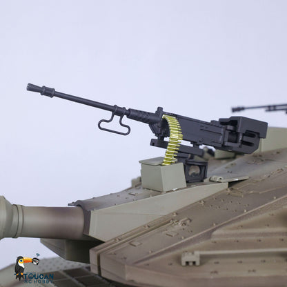 Heng Long 1/16 RC Kampfpanzer IDF Merkava MK IV 3958 Turm 360° drehbar Modell Lauf Rückstoß Funkbatterie RTR Modell Spielzeug