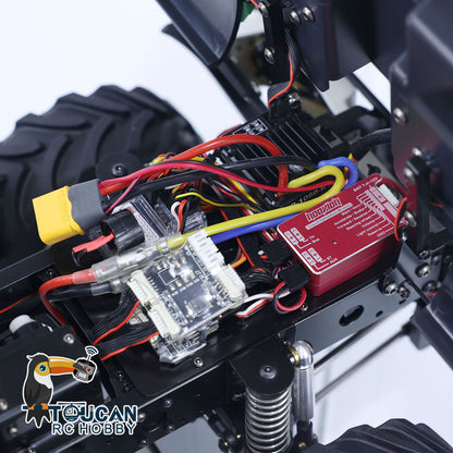 1/10 U423 4X4 RC Geländewagen Ferngesteuertes Rock Crawler Auto PNP Version Metalleimer Lackiert Zusammengebaut 