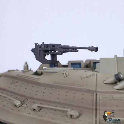 Heng Long 1/16 RC Kampfpanzer IDF Merkava MK IV 3958 Turm 360° drehbar Modell Lauf Rückstoß Funkbatterie RTR Modell Spielzeug