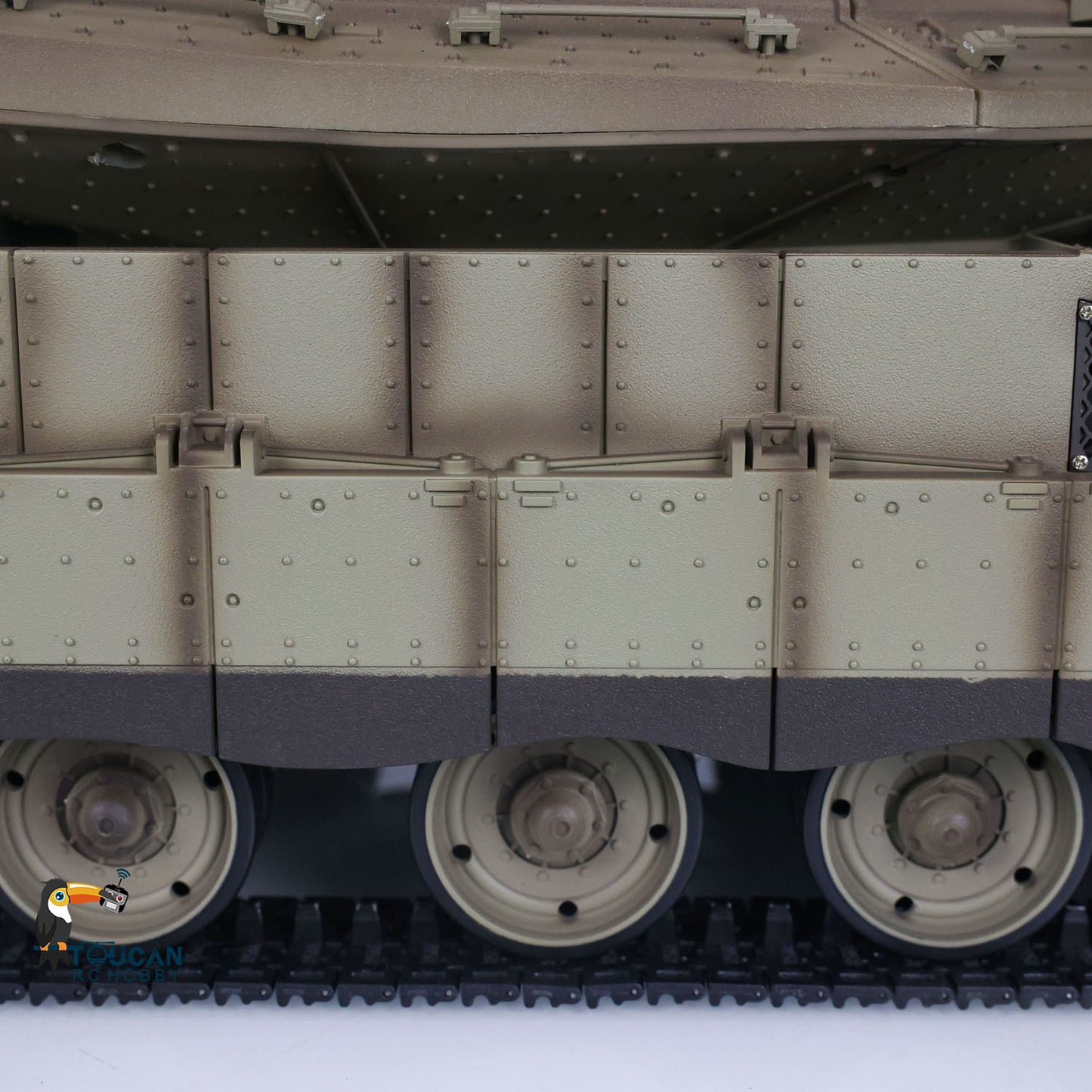 Heng Long 1/16 RC Kampfpanzer IDF Merkava MK IV 3958 Turm 360° drehbar Modell Lauf Rückstoß Funkbatterie RTR Modell Spielzeug