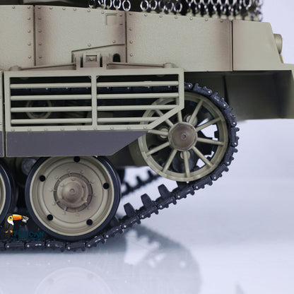 Heng Long 1/16 RC Kampfpanzer IDF Merkava MK IV 3958 Turm 360° drehbar Modell Lauf Rückstoß Funkbatterie RTR Modell Spielzeug