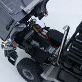 1/14 Metal 8x8 Remote Control Tractor Truck Differential Lock 3Speed Transmission Hobbywing 1060 Brushed Motor Metal Winch