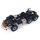 1/14 Scale 6x6 Remote Control Tractor Car 2-speed Transmission RC Truck Metal Chassis