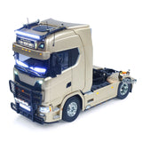 TOUCAN 1/14 Remote Control Tractor Truck 4X2 TAMIYA Chassis 56379 3Speed Gearbox Flowing Water Light Smoke Unit ST8 Radio RTR