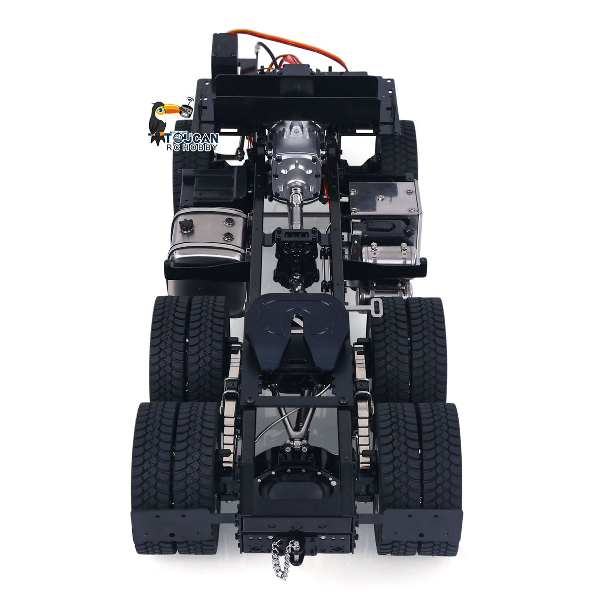 In Stock TOUCAN RC HOBBY 6x6 1/14 RC Trator Truck Metal Chassis Remote Control Tractor Car Model Kits