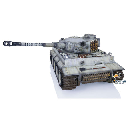 Henglong 1/16 TK7.0 3818 Tiger I RTR RC Tank FPV 360 Degrees Turret Barrel Recoil Smoke Metal Tracks Sprockets Idlers Road Wheels Hand Spray Painting Color