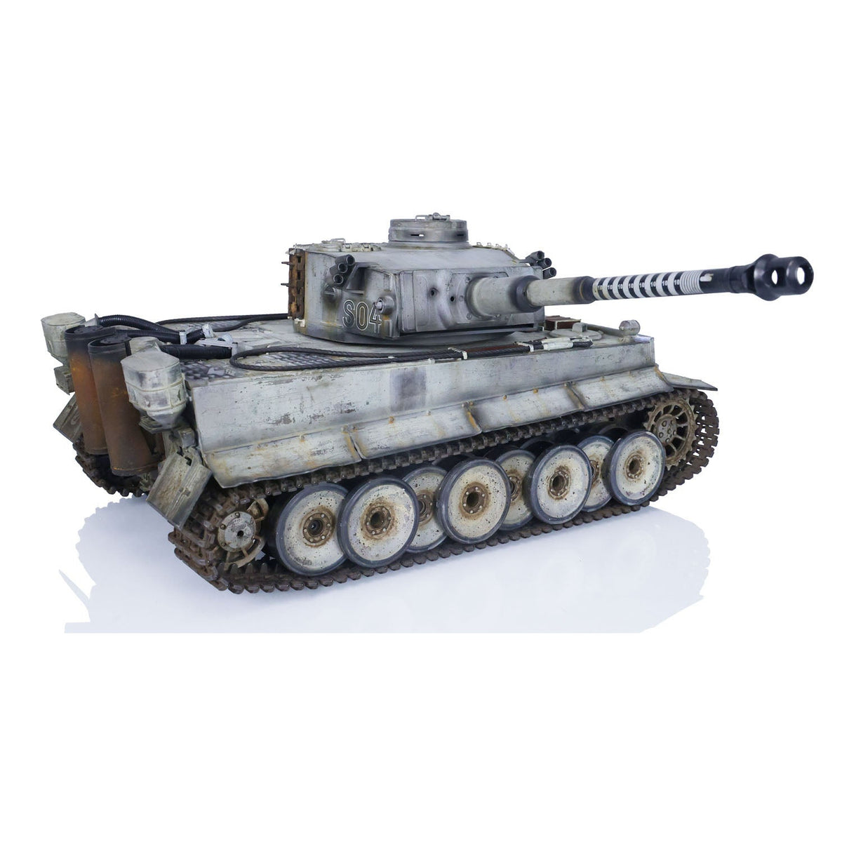 Henglong 1/16 Promotion TK7.0 German Tiger I RTR RC Tank 3818 Special Spray Painting with Barrel Recoil FPV IR BB Smoke Metal Tracks Sprockets Idlers Wheels Gearbox