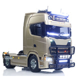 TOUCAN 1/14 Remote Control Tractor Truck 4X2 TAMIYA Chassis 56379 3Speed Gearbox Flowing Water Light Smoke Unit ST8 Radio RTR