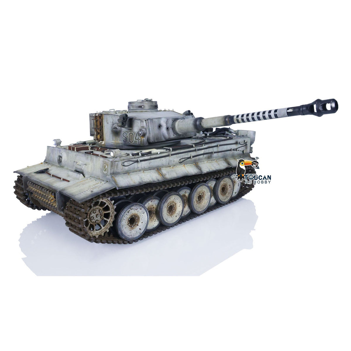 Henglong 1/16 TK7.0 Plastic German Tiger I RTR RC Tank 3818 FPV BB IR 360 Degrees Turret Metal Barrel Recoil Steel Gearbox Smoke Manual Spray Collection Model